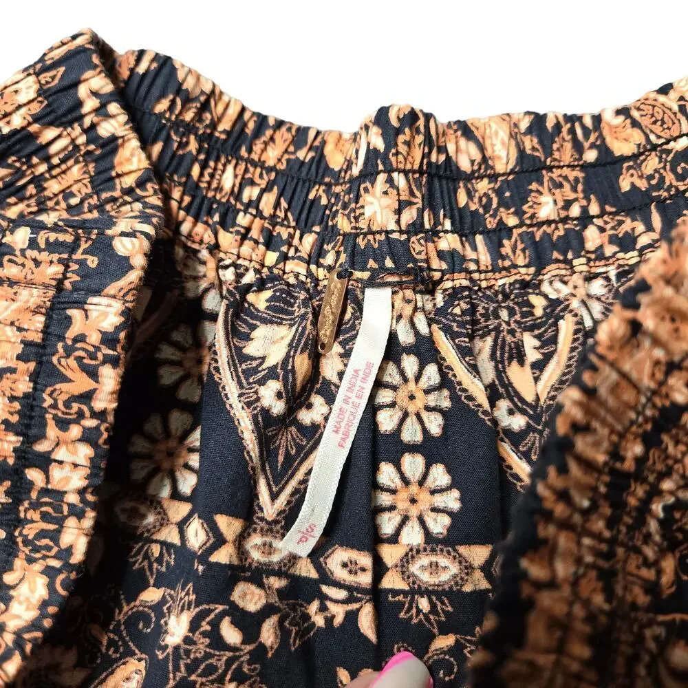 Free People All About The Tiers Printed Midi Skirt - Picture 6 of 6